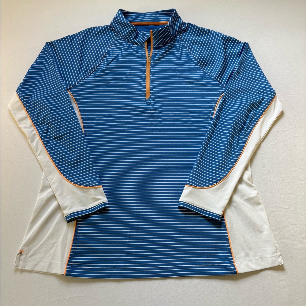 Peter Millar Women's Long Sleeve Performance Quarter Zip Size Large, Lightweight
